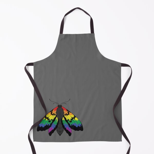 Item preview, Rainbow Pride Moth designed and sold by NerdyCupcake559.