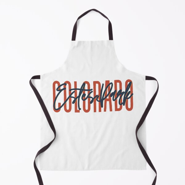 Item preview, Estes Park Colorado // Script Design // State Flag Colors designed and sold by KylieBeth Designs.