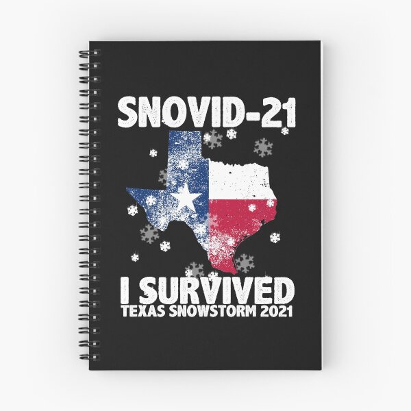 Item preview, Snovid 21 I Survived Snovid Snowstorm Texas State Flag and Snow Design  designed and sold by alenaz.