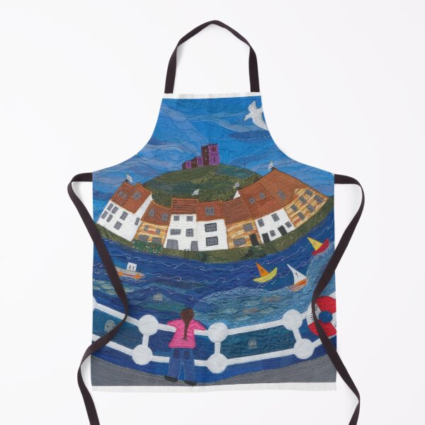 Item preview, Whitby Harbour Textile Art designed and sold by Wendy Early Textile Art.