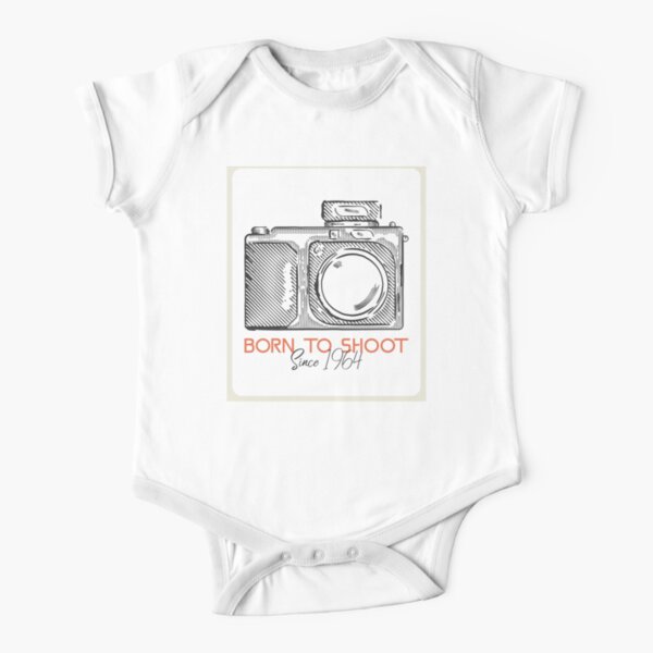 ON CAMERA FLASH, Short Sleeve Baby One-Piece