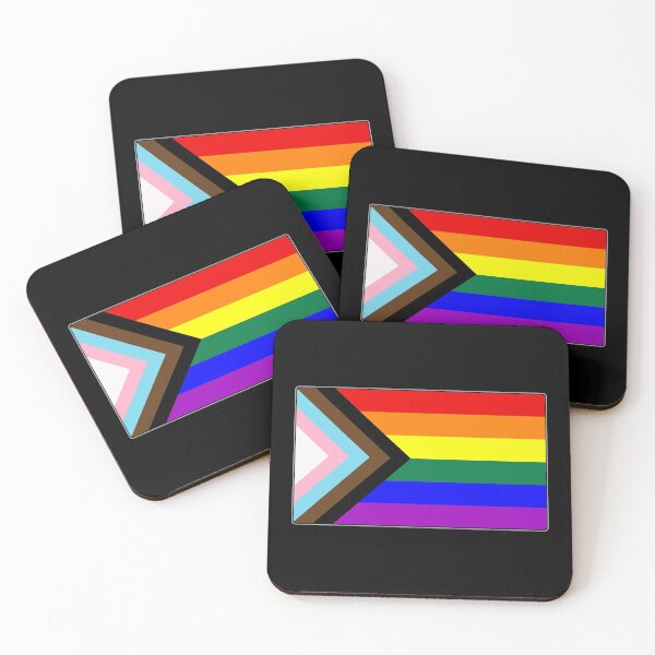 Item preview, Progress LGBTQ Gay Pride Flag designed and sold by Patrick Hiller.