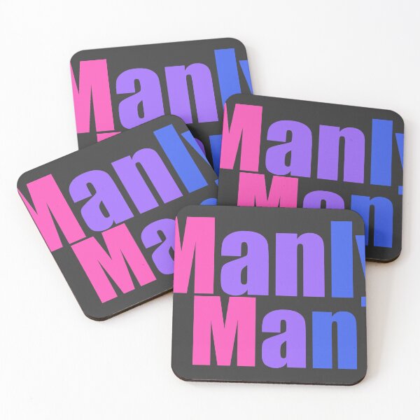 Item preview, Manly Man Bisexual Pride designed and sold by ForTheFrogWar.