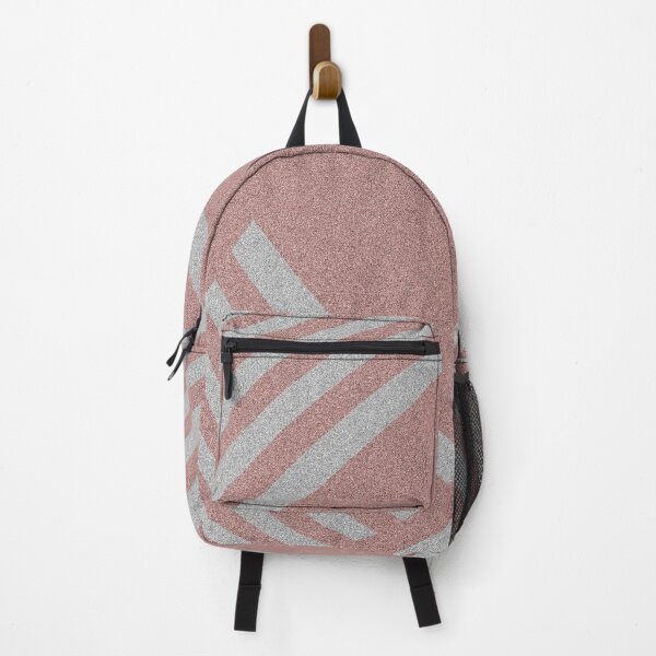 Item preview, Salmon White Geometric Abstract 01 designed and sold by vortexatelier.