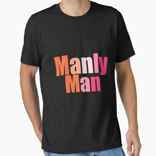 Aperçu de l'œuvre Manly Man Lesbian Pride créée et vendue par ForTheFrogWar.