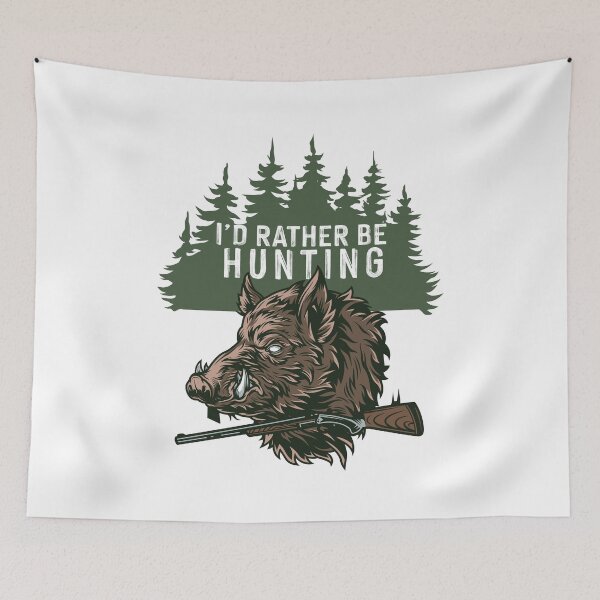 Item preview, I'd Rather be Hunting designed and sold by SmartStyle.