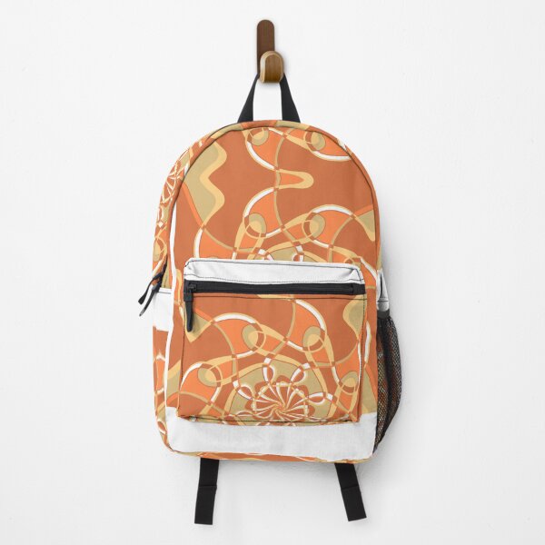 Item preview, Orange geometric pattern designed and sold by evitakolor.