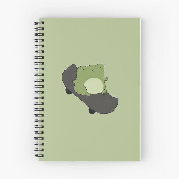 Item preview, Chubby Skateboarding Frog: Kawaii Cottagecore Treat for Kids, Teens, and Sports Fans designed and sold by MinistryOfFrogs.