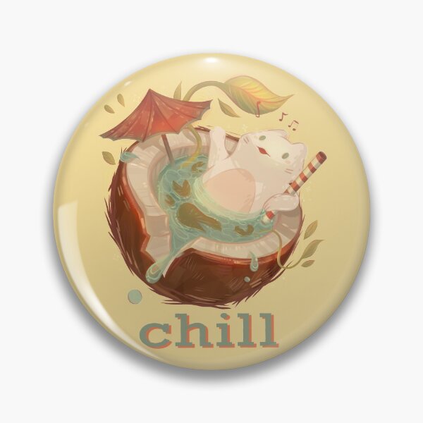 Item preview, Chill Coconut Spa Cat designed and sold by GalaxyChicken.