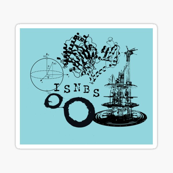 ISNBS Retro Black Ink Sticker