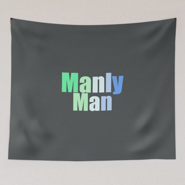 Item preview, Manly Man Gay Pride designed and sold by ForTheFrogWar.
