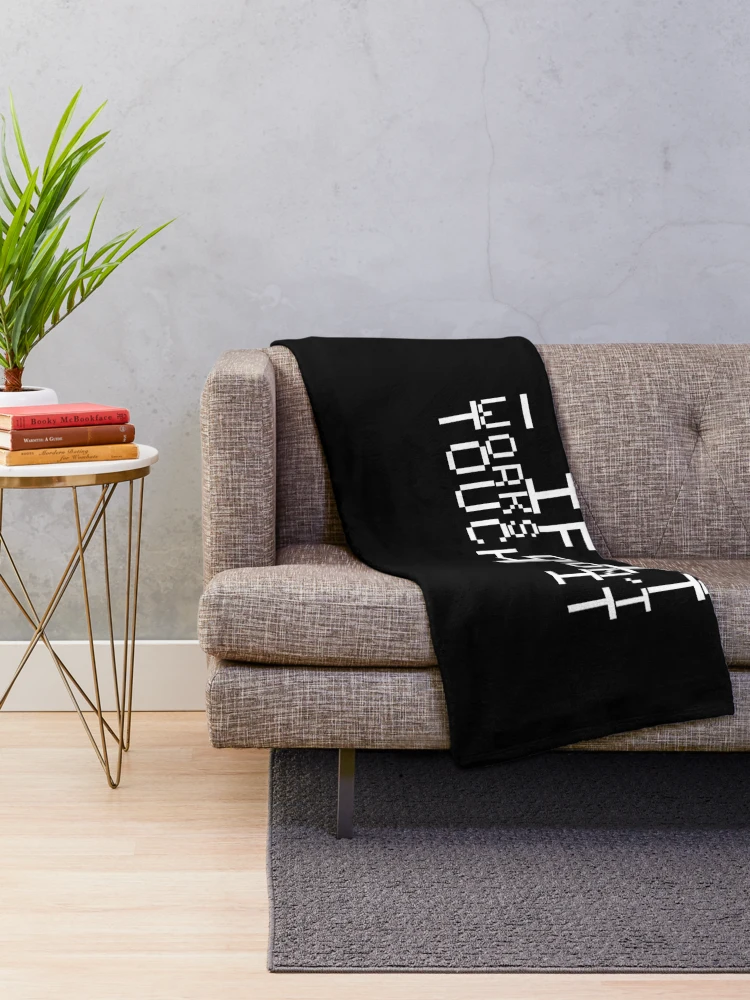 Thumbnail 2 of 6, Throw Blanket, Programmer Coder Design for a software developer designed and sold by ChristopherIBK.