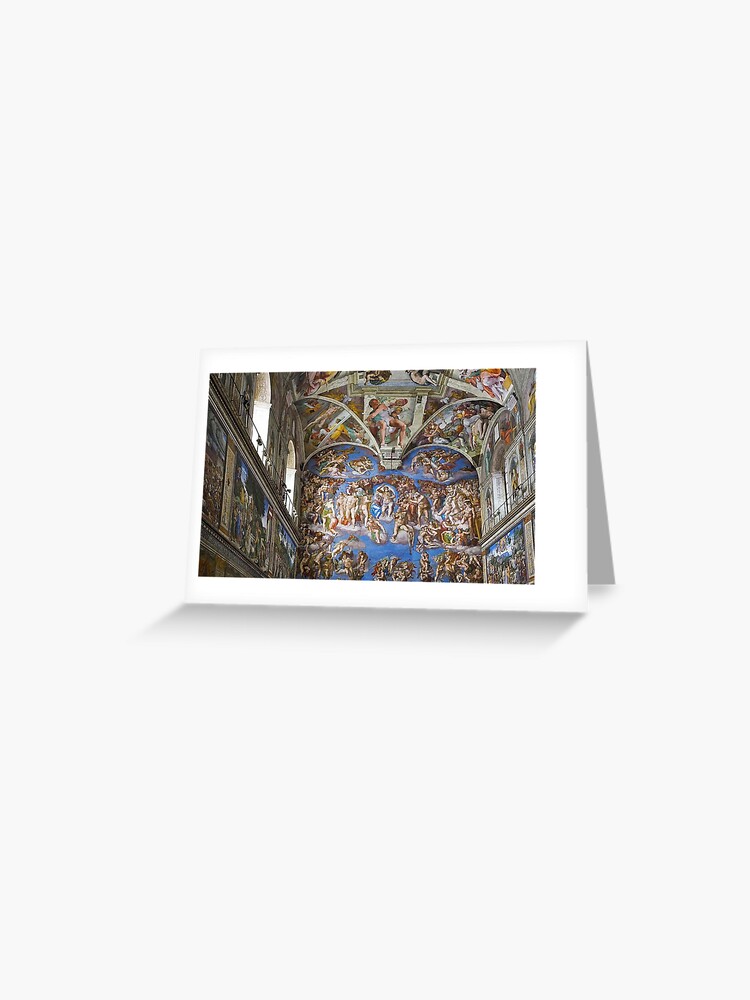 Thumbnail 1 of 2, Greeting Card, Sistine Chapel designed and sold by Lauradelahoz.