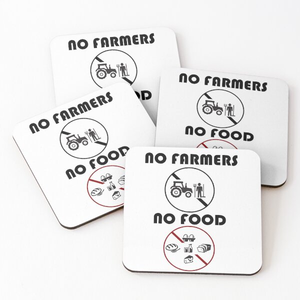 Item preview, No Farmers No Food designed and sold by ZamuDesign.