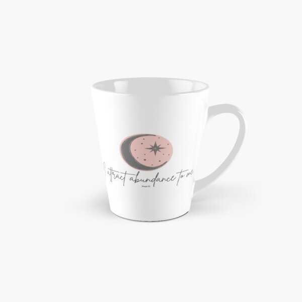 Manifest It! Abundance Moon Pink Tall Mug