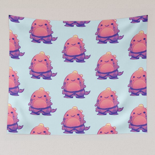 Item preview, Pink "Dynosaur" rock climbing pun dino designed and sold by PetiteClimber.