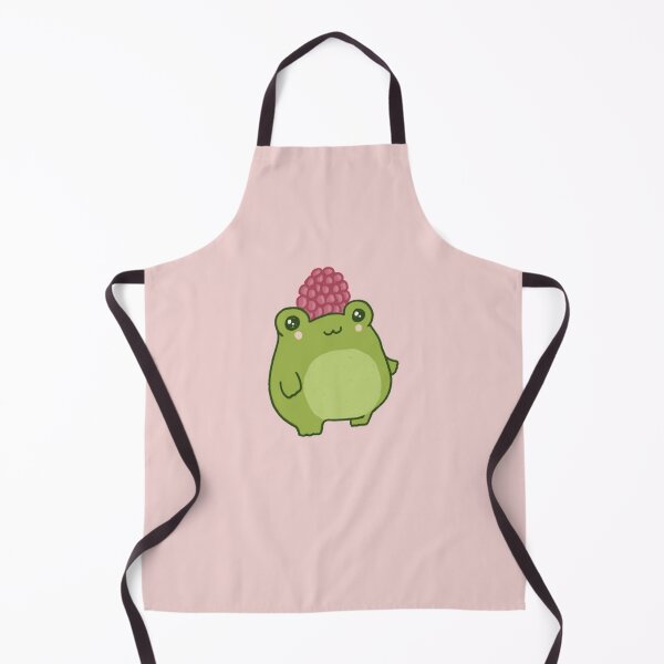 Item preview, Pastel Raspberry Frog: Cute and Chubby Kawaii Cottagecore Aesthetic for Hipster Kidcore Fans designed and sold by MinistryOfFrogs.