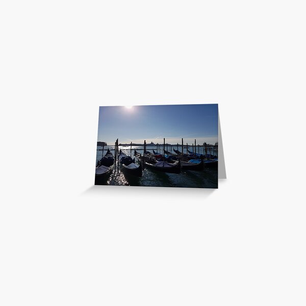Venice gondolas Greeting Card