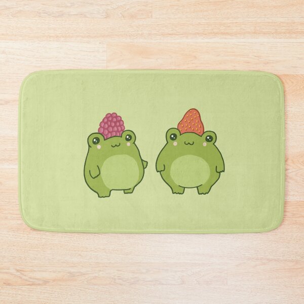 Item preview, Strawberry and Raspberry Hat Frog Friends: Cute Cottagecore Aesthetic, Perfect for Best Friends'Costume in Kawaii Style designed and sold by MinistryOfFrogs.