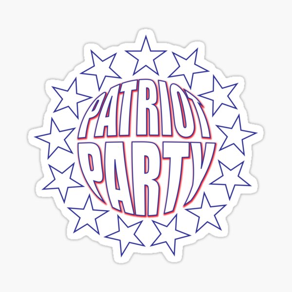 PATRIOT PARTY Sticker