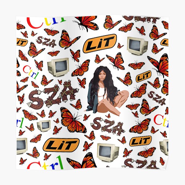 SZA Fan Pack All Over Pattern Poster