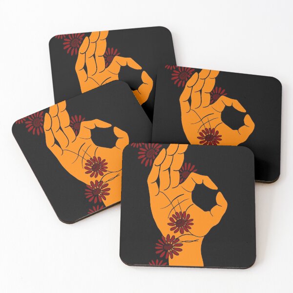 Item preview, orange hand gesture ok sign designed and sold by LexxyDraw.