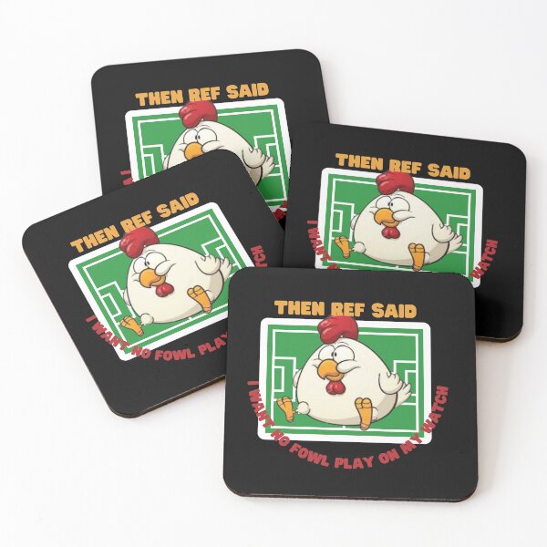 Item preview, Then ref said ,funny chicken lover ref sticker designed and sold by amy greaves.