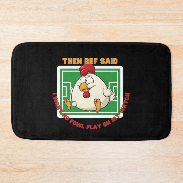 Item preview, Then ref said ,funny chicken lover ref sticker designed and sold by amy greaves.