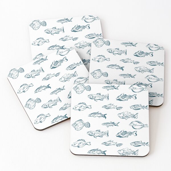 Item preview, Blue fish design designed and sold by hlclarkillo.