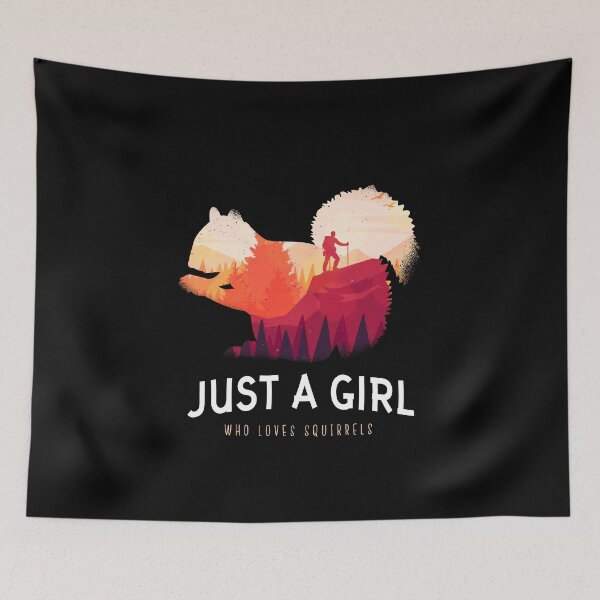 Item preview, Just A Girl Who Loves Squirrels designed and sold by RedQuality.