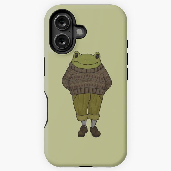 Item preview, Cottagecore Froggy in Vintage Sweater: Goblincore, Dark Academia Aesthetic Toad with Hipster Emo Fairycore Appeal designed and sold by MinistryOfFrogs.
