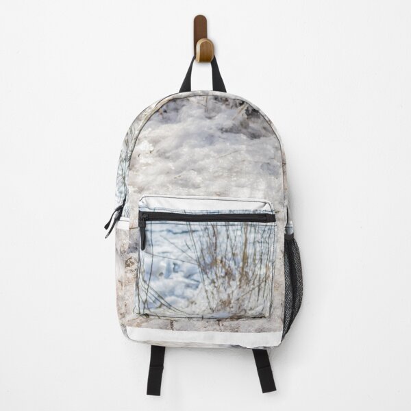 Item preview, diamant Ice hummocks on the banks of the Elbe in Hamburg in sunlight designed and sold by MarinaUsmansky.