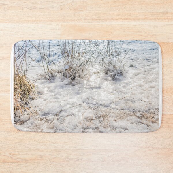 Item preview, diamant Ice hummocks on the banks of the Elbe in Hamburg in sunlight designed and sold by MarinaUsmansky.