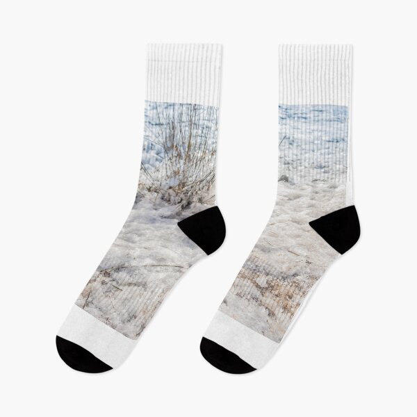 Item preview, diamant Ice hummocks on the banks of the Elbe in Hamburg in sunlight designed and sold by MarinaUsmansky.