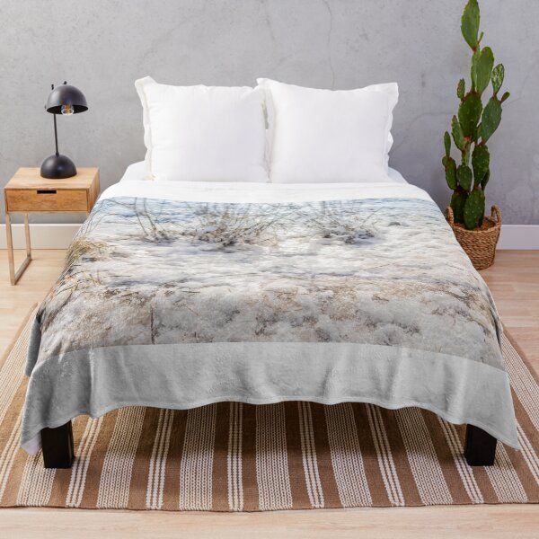 Item preview, diamant Ice hummocks on the banks of the Elbe in Hamburg in sunlight designed and sold by MarinaUsmansky.