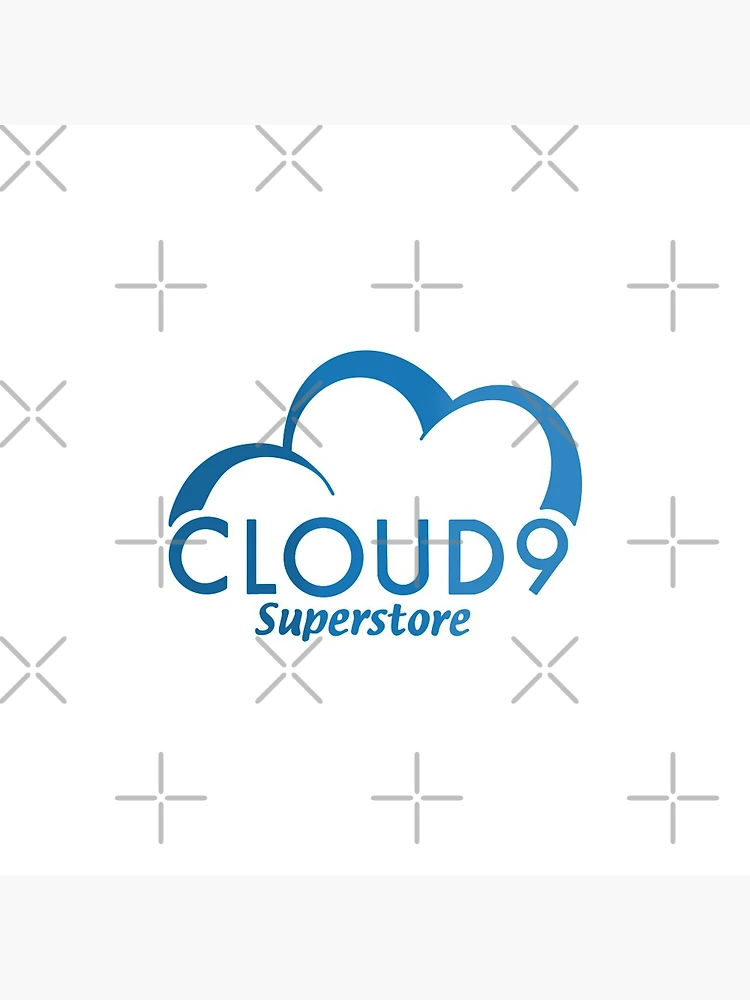 Cloud 9 Superstore Logo Sticker (Reproduction)