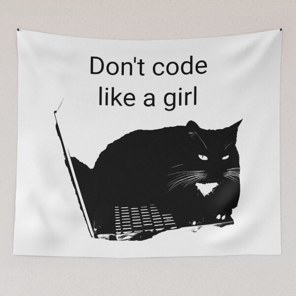 Item preview, Web Dont Code like a Girl designed and sold by alexvas.