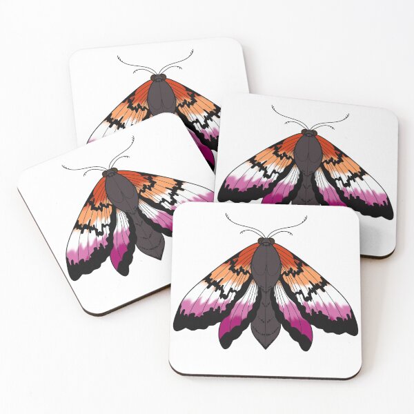 Item preview, Lesbian Pride Moth designed and sold by NerdyCupcake559.