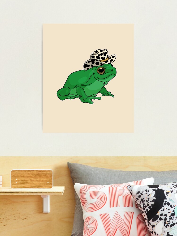 Frog With A White Straw Hat Funny Cowboy Frog  Tapestry for Sale by  Outlander-tees