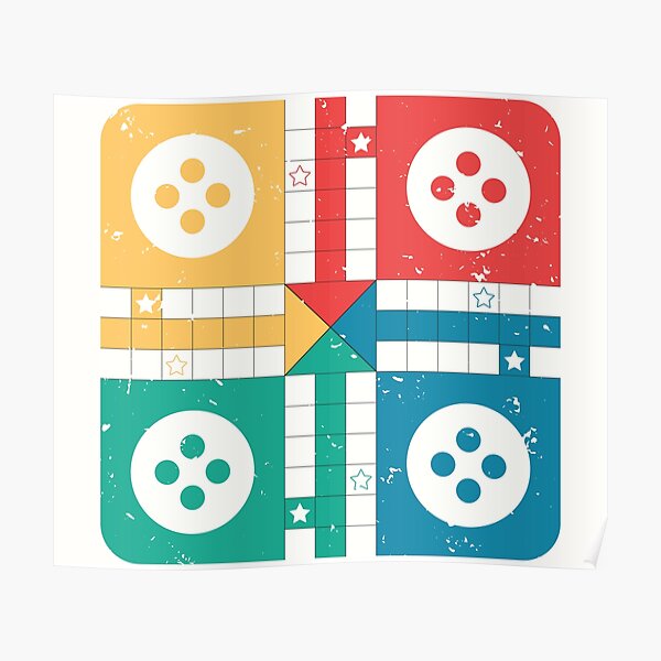 "Retro Vintage Ludo Board Game" Poster for Sale by Gradev-Studio