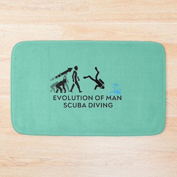 Item preview, Evolution of Man Scuba Diving, funny diving designed and sold by SING2.
