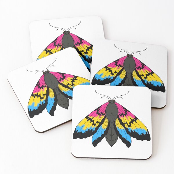 Item preview, Pan Pride Moth designed and sold by NerdyCupcake559.