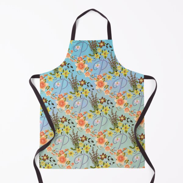 Item preview, Letter P with Floral  designed and sold by MoSaid.