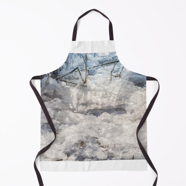 Item preview, diamant Ice hummocks on the banks of the Elbe in Hamburg in sunlight designed and sold by MarinaUsmansky.