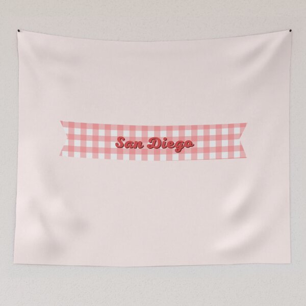 Item preview, San Diego - Checkered Label designed and sold by CityCollection.