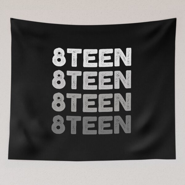 Item preview, 18th Teen Birthday, Adults Favorite # Eighteen, Sports Grey designed and sold by The Princess Saves Herself.