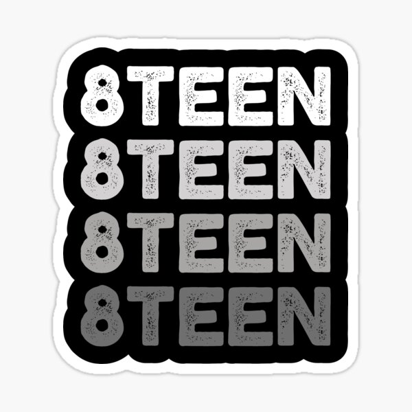 Item preview, 18th Teen Birthday, Adults Favorite # Eighteen, Sports Grey designed and sold by The Princess Saves Herself.