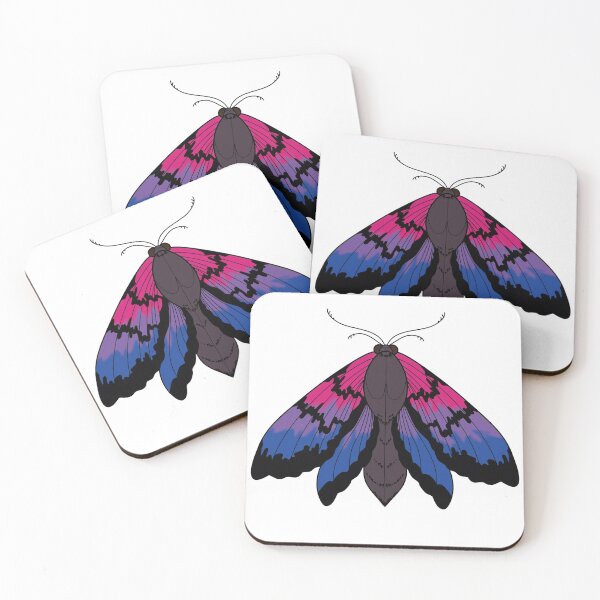 Item preview, Bi Pride Moth designed and sold by NerdyCupcake559.
