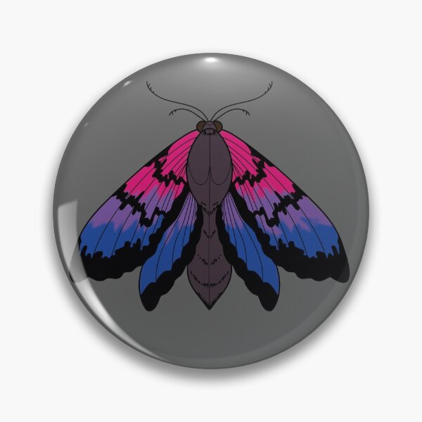 Item preview, Bi Pride Moth designed and sold by NerdyCupcake559.