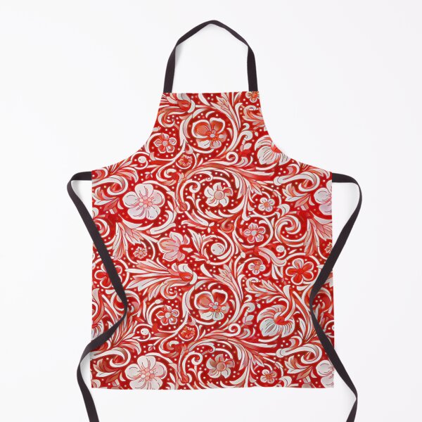 Item preview, Red Flower Pattern designed and sold by ClassicalAnime.